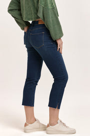 Frankie Super High Rise Crop Jean- Binz