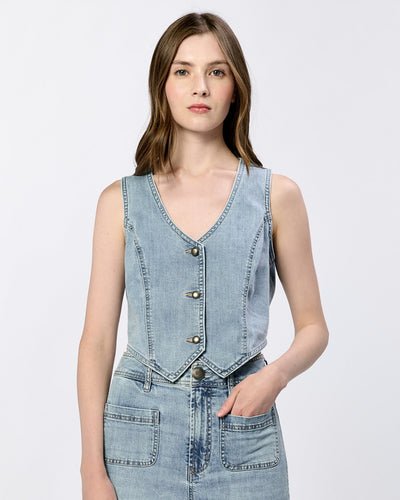 Norris Denim Vest Zurie