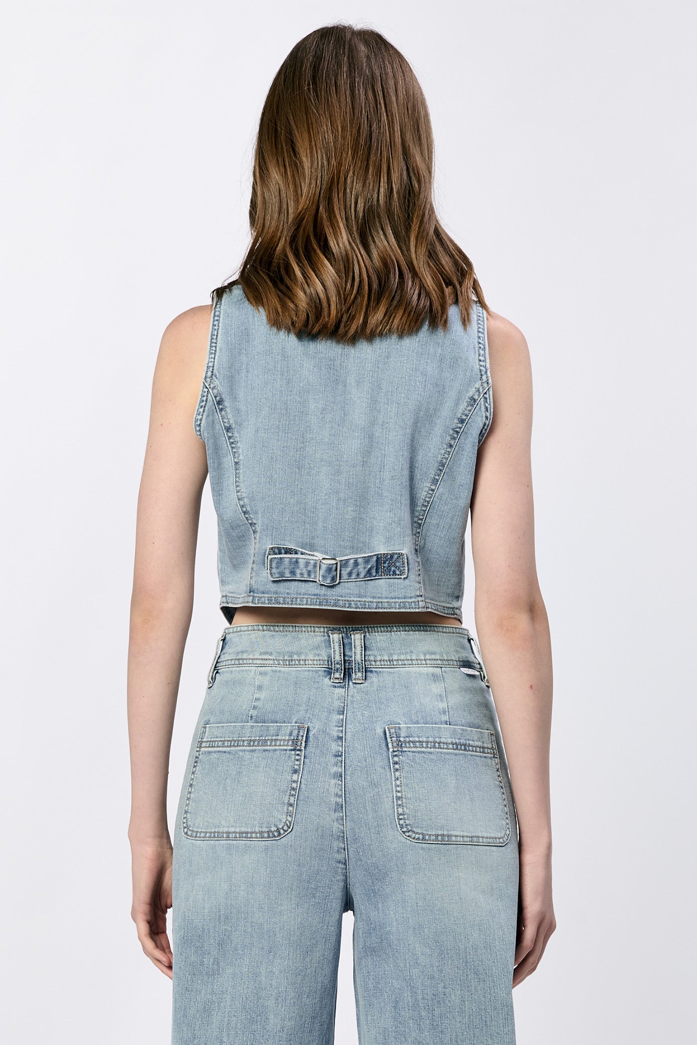 Norris Denim Vest Zurie