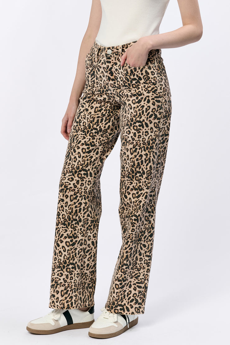 Taylor Leopard Jean