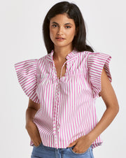 Siena Ruffle Front Top