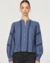 Alberta Long Sleeve Blouse Vintage Indigo