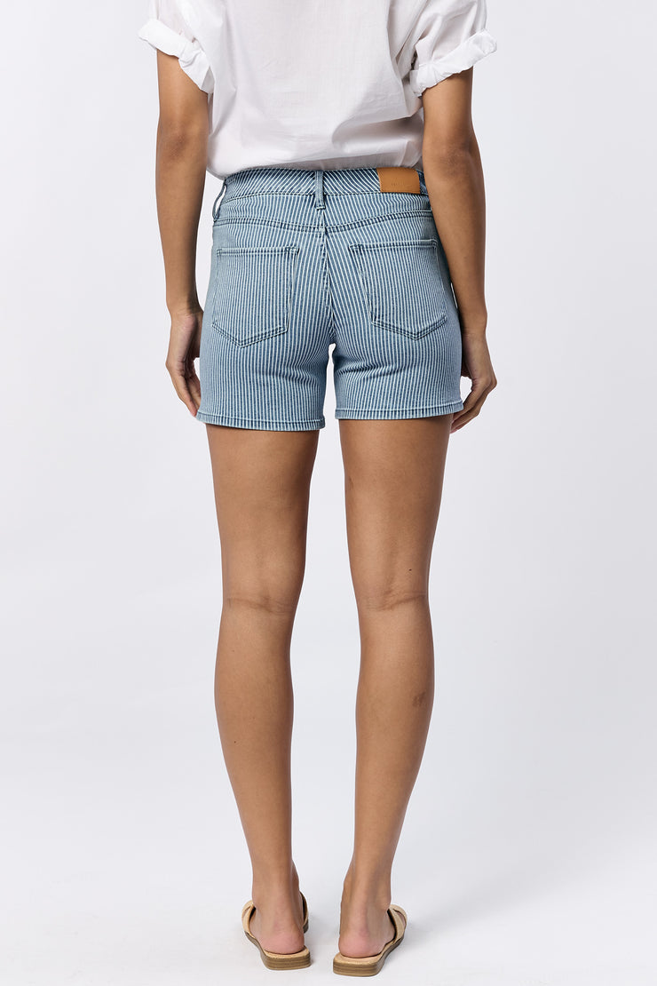 Julian Short Indigo Stripe