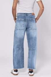 Lasso Barrel Jean Western Hue