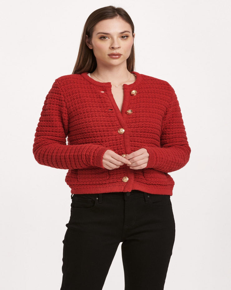 Cambria Long Sleeve Deep Crimson