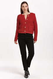 Cambria Long Sleeve Deep Crimson