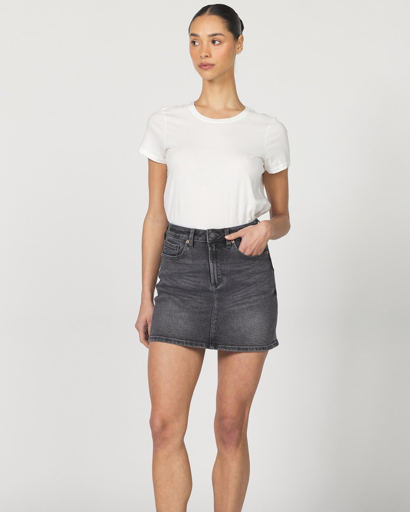 Quinn Denim Skirt Blackburn