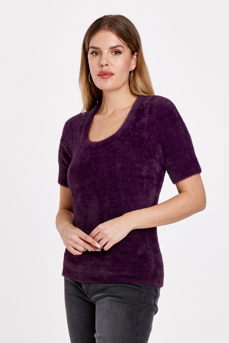 Greta Top- Royal Ruby