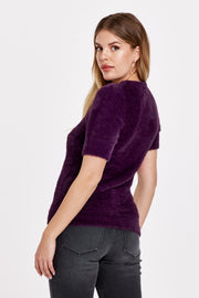 Greta Top- Royal Ruby