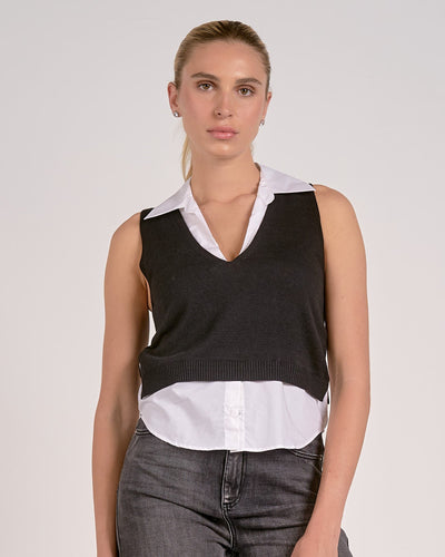 Raylee Sweater Tank Combo