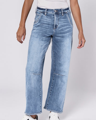 Lasso Barrel Jean Western Hue