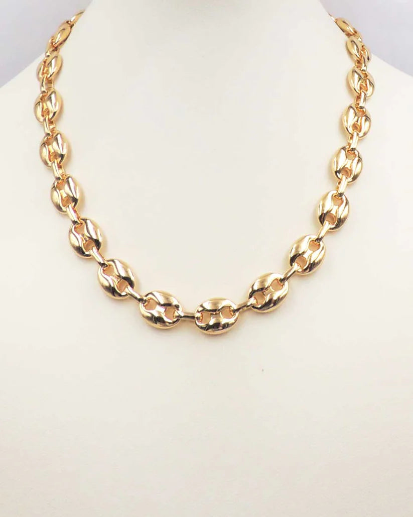 Gold Large Oval Chain