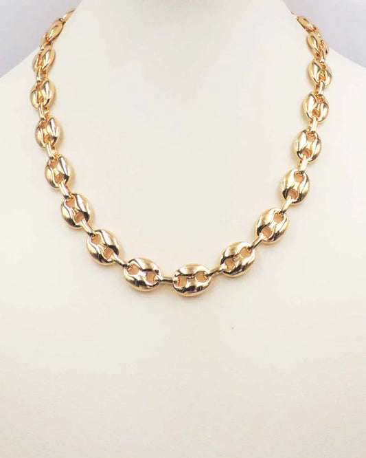 Gold Large Oval Chain