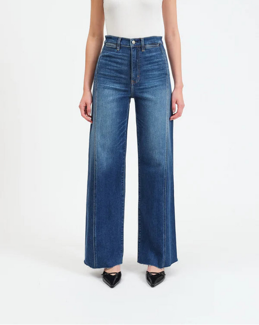 Far Out High Rise Wide Leg Waterfall