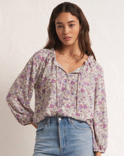 Athena Floral Top