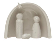 Stoneware Nativity Set