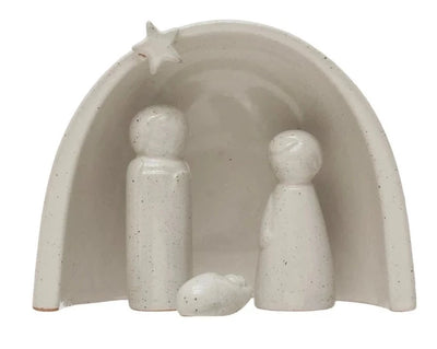 Stoneware Nativity Set