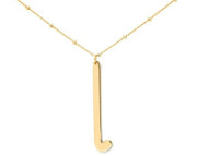 Gold Lowercase Initial Necklace