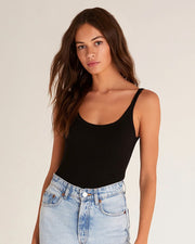 Casa Rib Tank- Black