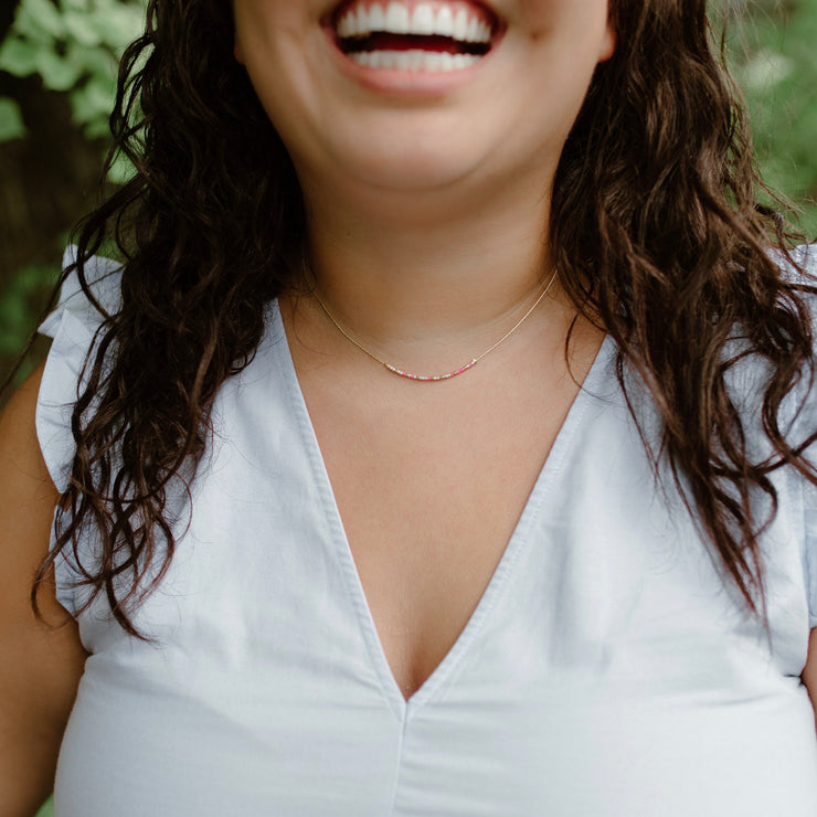 "Survivor" Morse Code Necklace