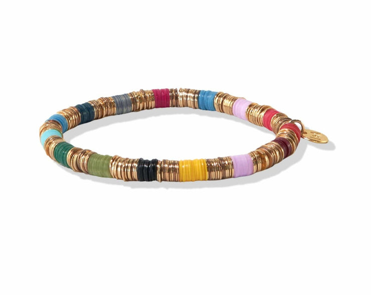 Grace Color Block Stretch Bracelet Light Multicolor