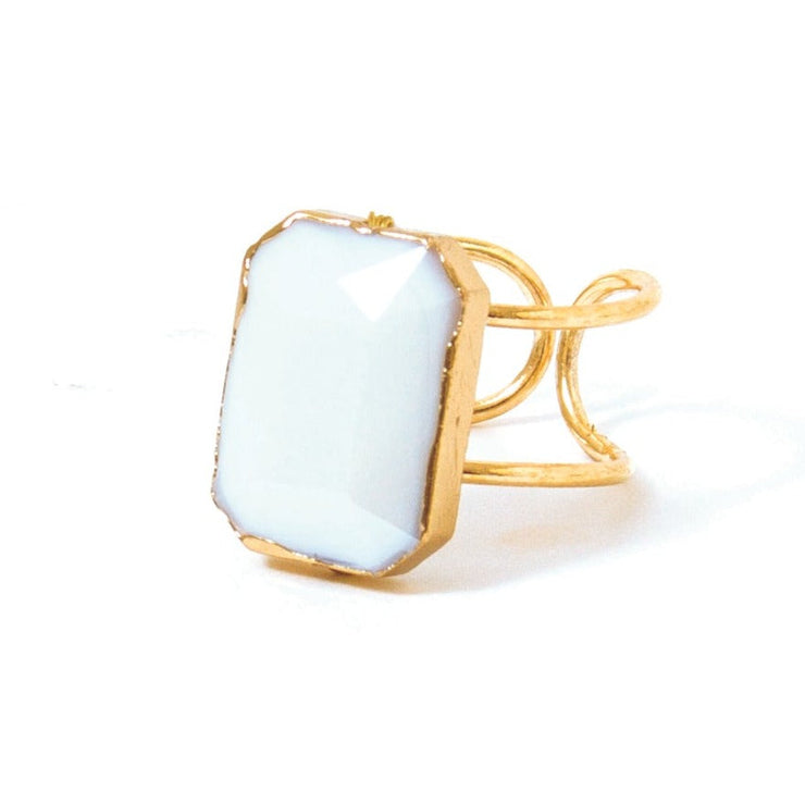 Crystal Statement Ring