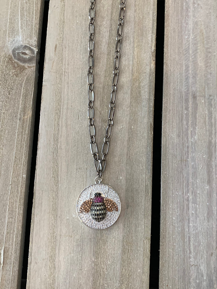 Blingy Bee Necklace