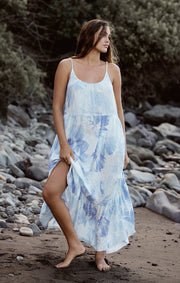 Lido Watercolor Leaf Dress