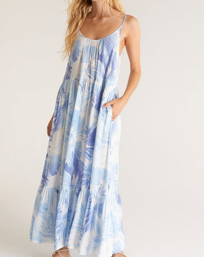 Lido Watercolor Leaf Dress