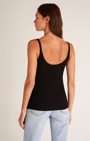 Casa Rib Tank- Black