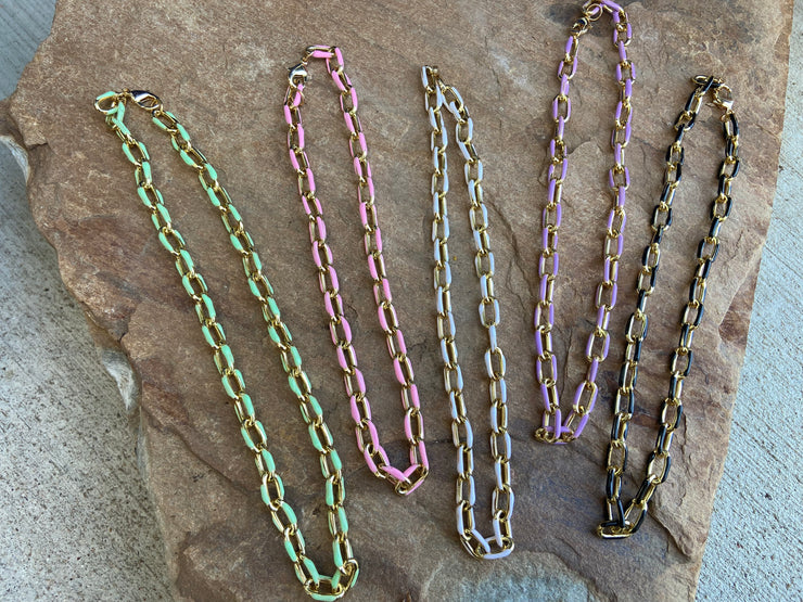 Chunky Paperclip Necklace