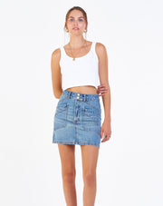 Quinn High Rise Skirt- Beachwood