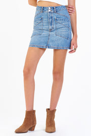 Quinn High Rise Skirt- Beachwood